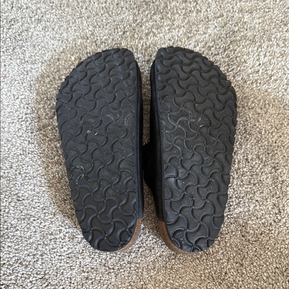 Birkenstock Black Suede Slippers - Picture 3 of 4